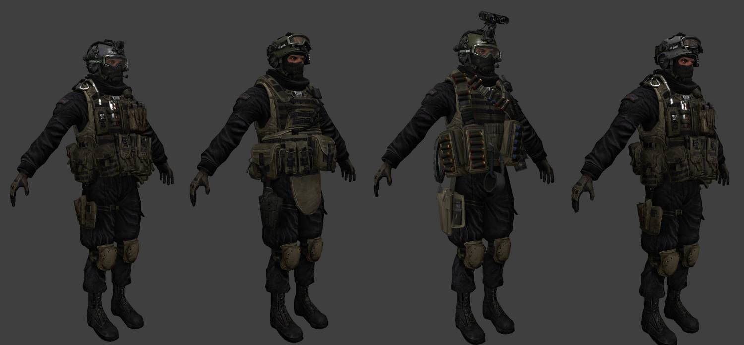 MW2 traitors CT skins