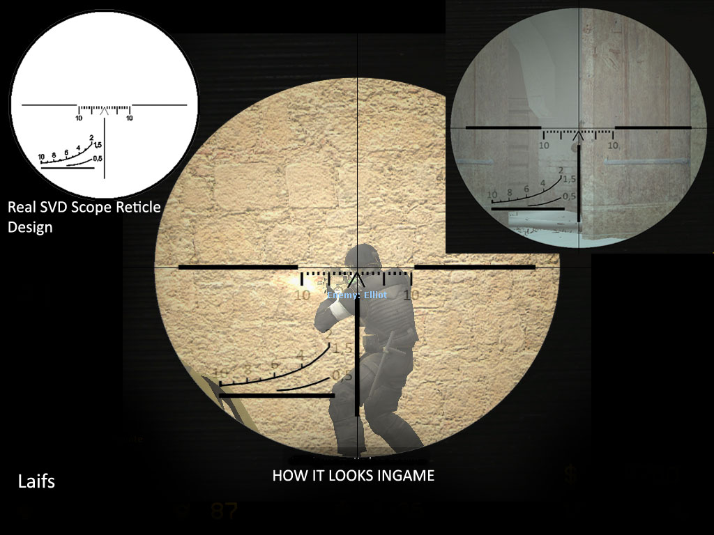 Прицел SVD Reticle для CS:S