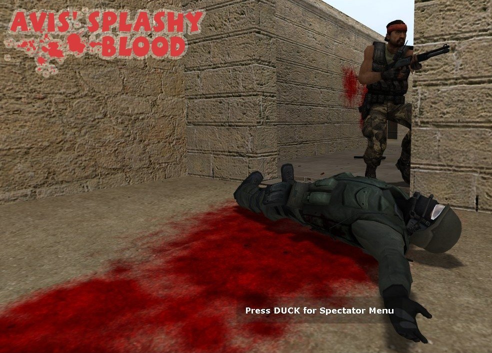 Скин Splashy Blood для CS:S