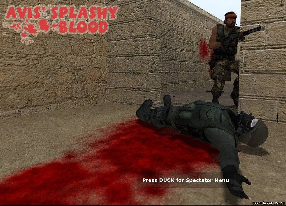 Скин Splashy Blood V2 для CS:S