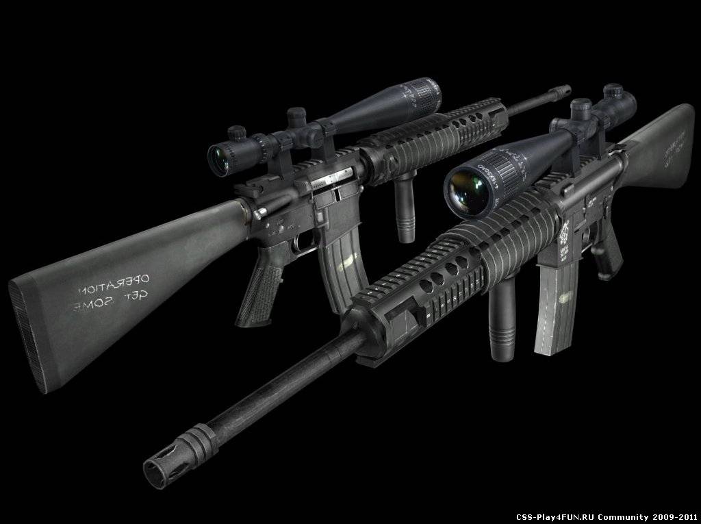 Скачать модель M16a4 для CSS