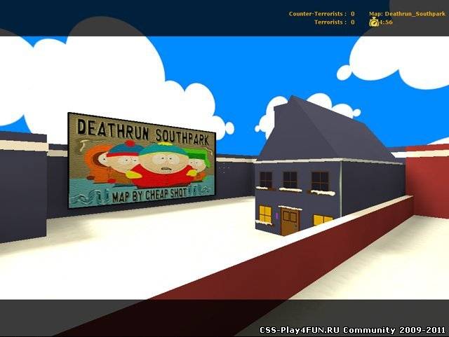 Карта "Deathrun_Southpark_V3" для CSS