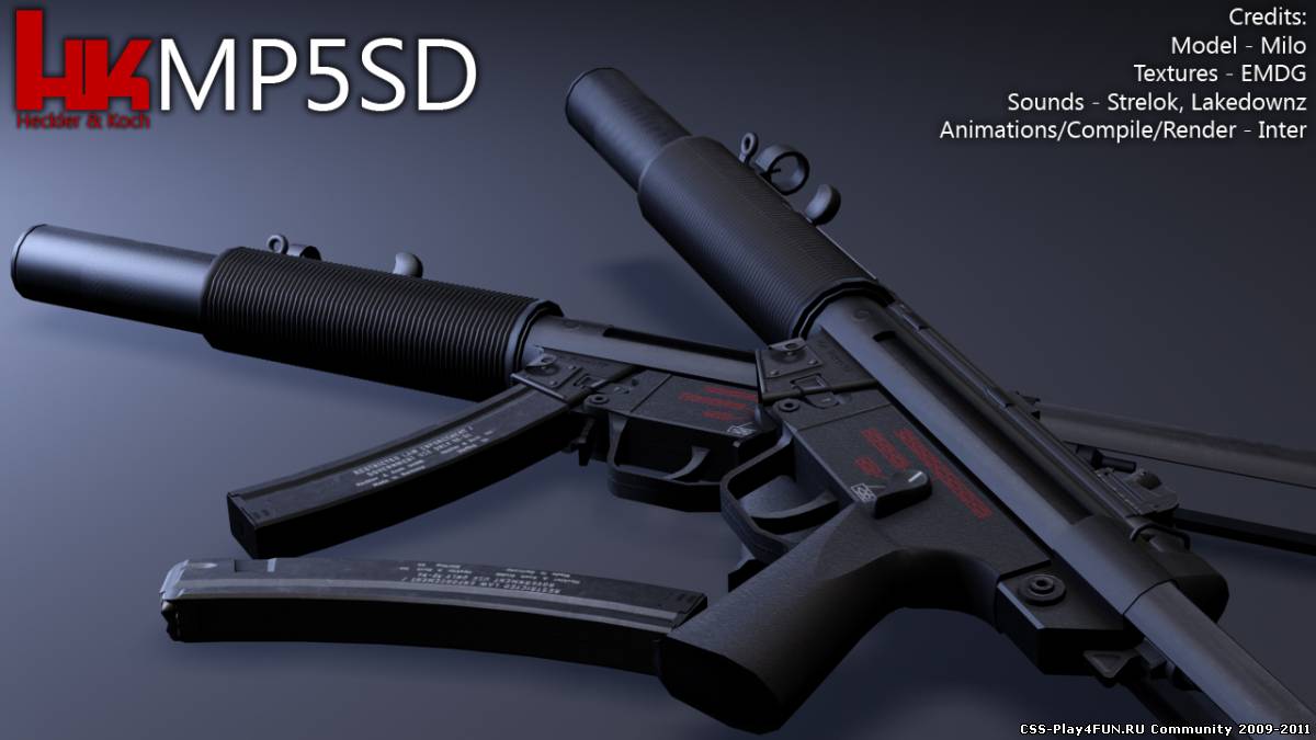 Скин пулемёта MP5 для CSS