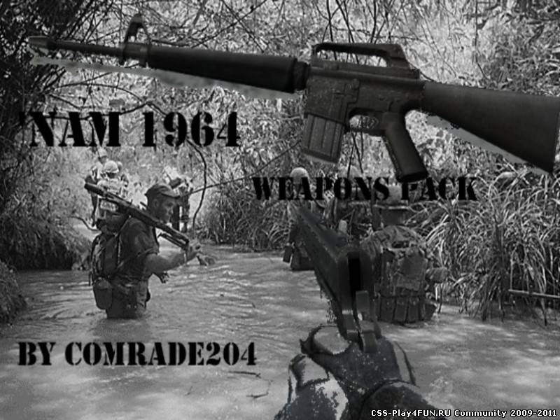 Vietnam 1964 Pack оружия CSS