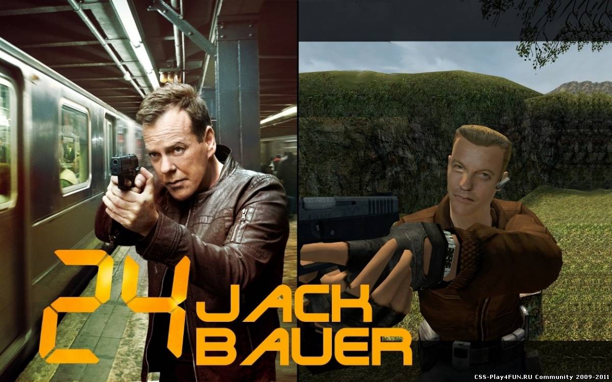 Jack Bauer T Skin для CSS