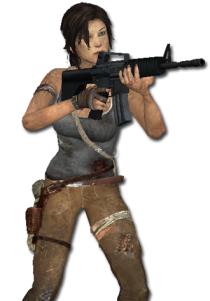 Модель девушки Lara Croft для сервера