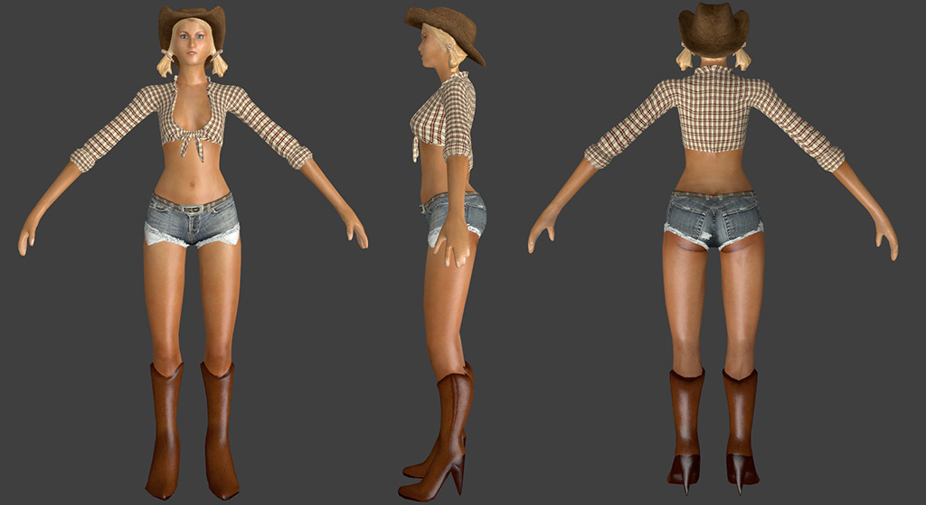 Скин Cowgirl для сервера