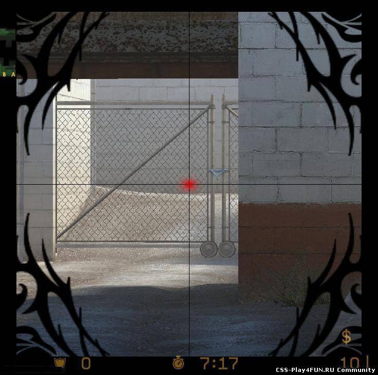 Прикольный прицел для css