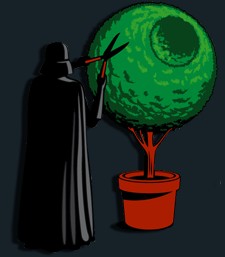 Darth vader Green star