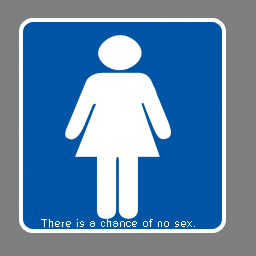 Girls Bathroom Ahead!