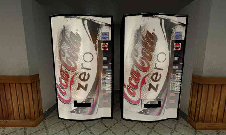 Автомат для воды Coca-Cola vending machine