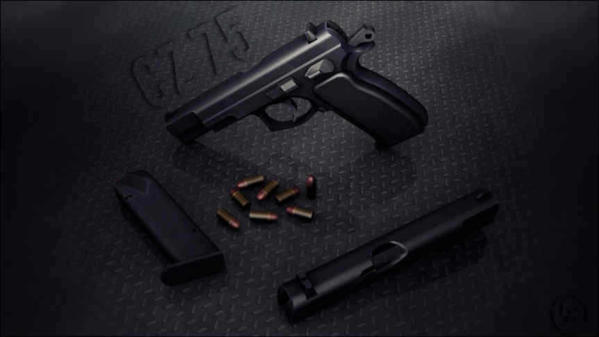 Модель пистолета five-seven CZ 75