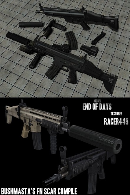 Автоматы М4А1-FN SCAR-L For M4 Pack