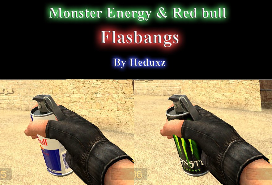 Граната Monster Energy/Redbull flashbang