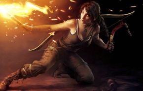 Женский скин Lara Croft из игры Tomb Raider