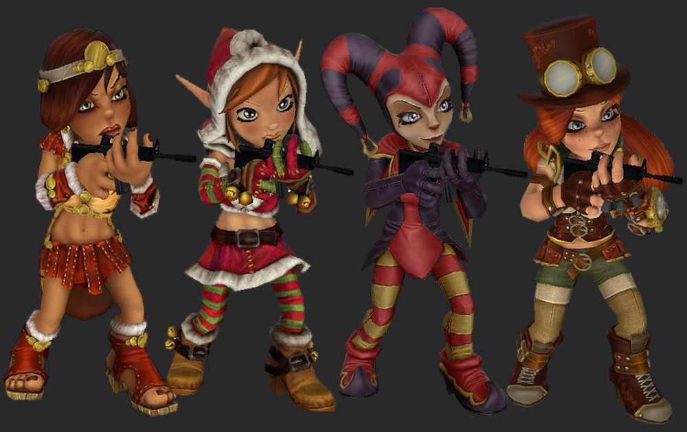 Пак моделей из Dungeon Defenders