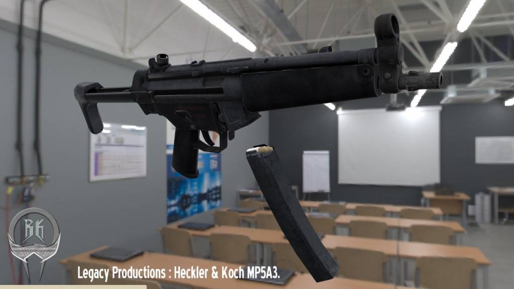 Модель оружия H&K MP5A3