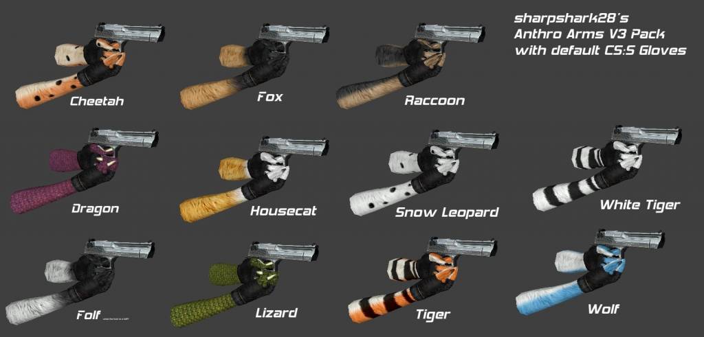 Пак Рук для ксс - Anthro Arms V3