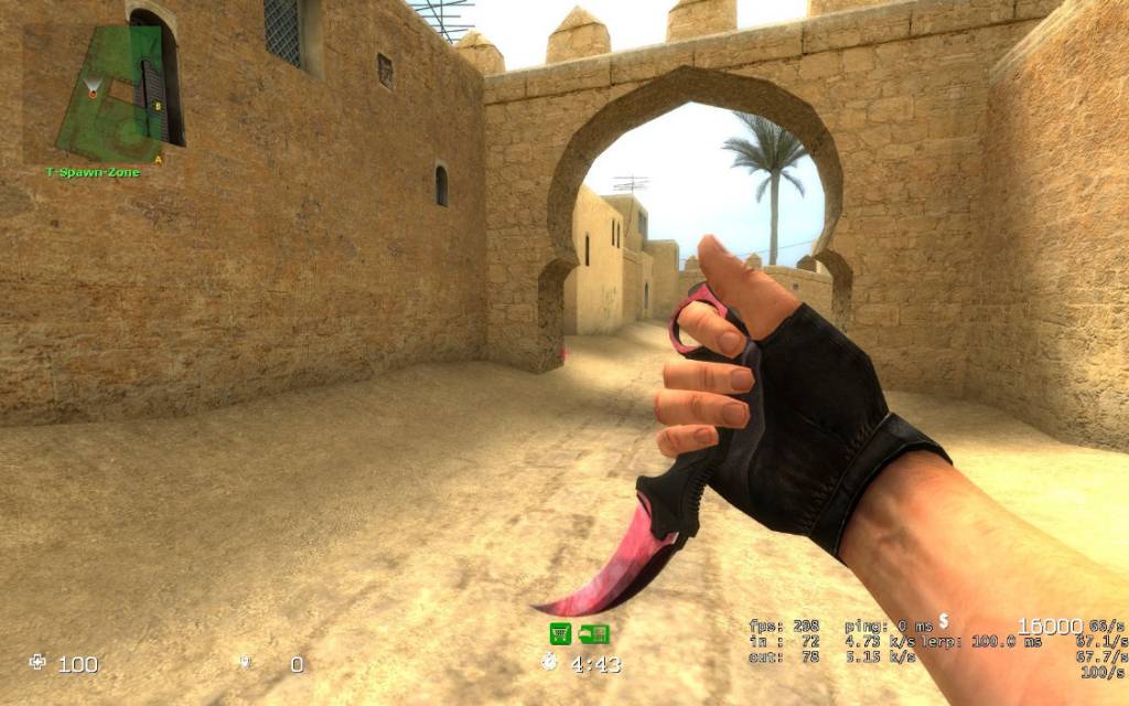 Пак CS:GO ножей Karambit - для CS:S