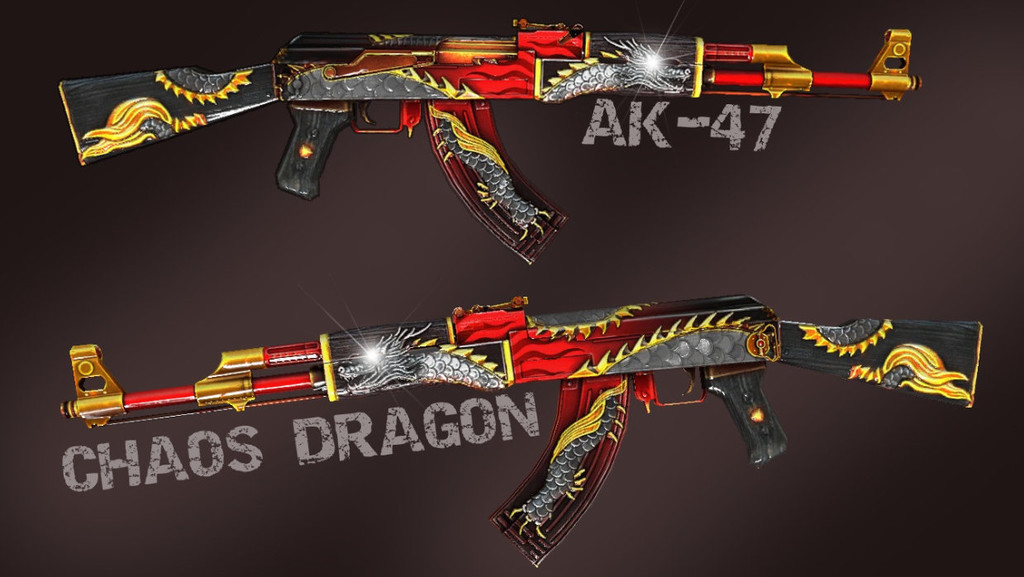 Модель АК-47 Royal Dragon (Chaos Dragon)