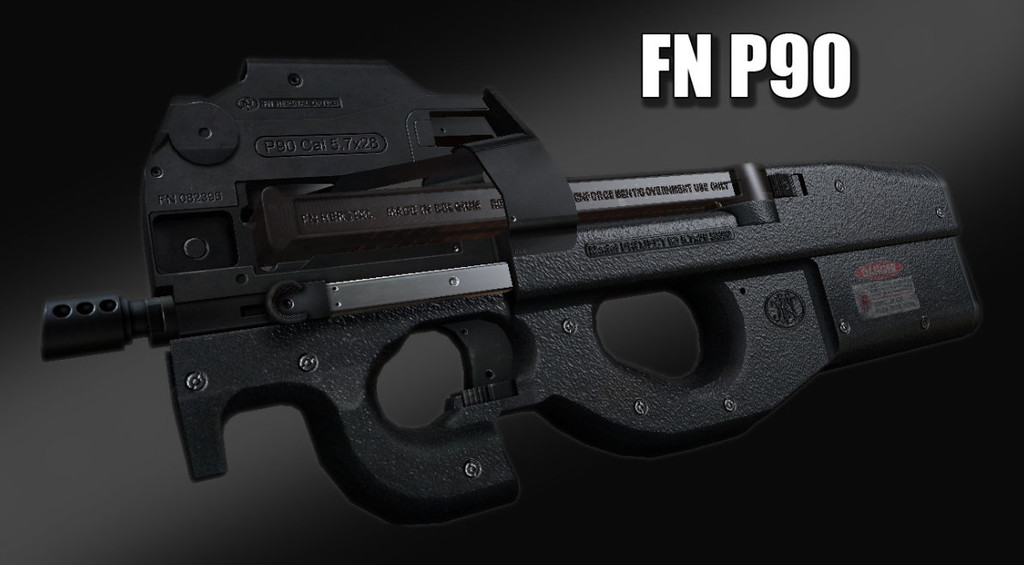 Модифицированный автомат для ксс FN P90 в новом дизайне