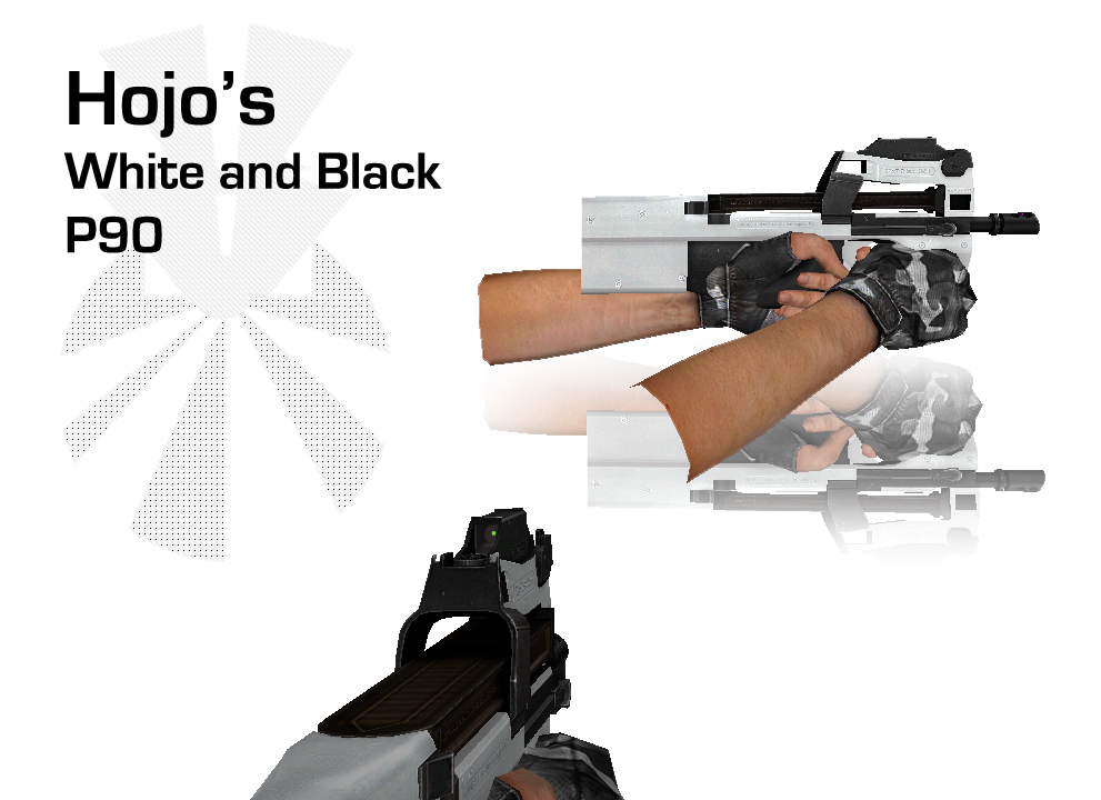 White And Black P90